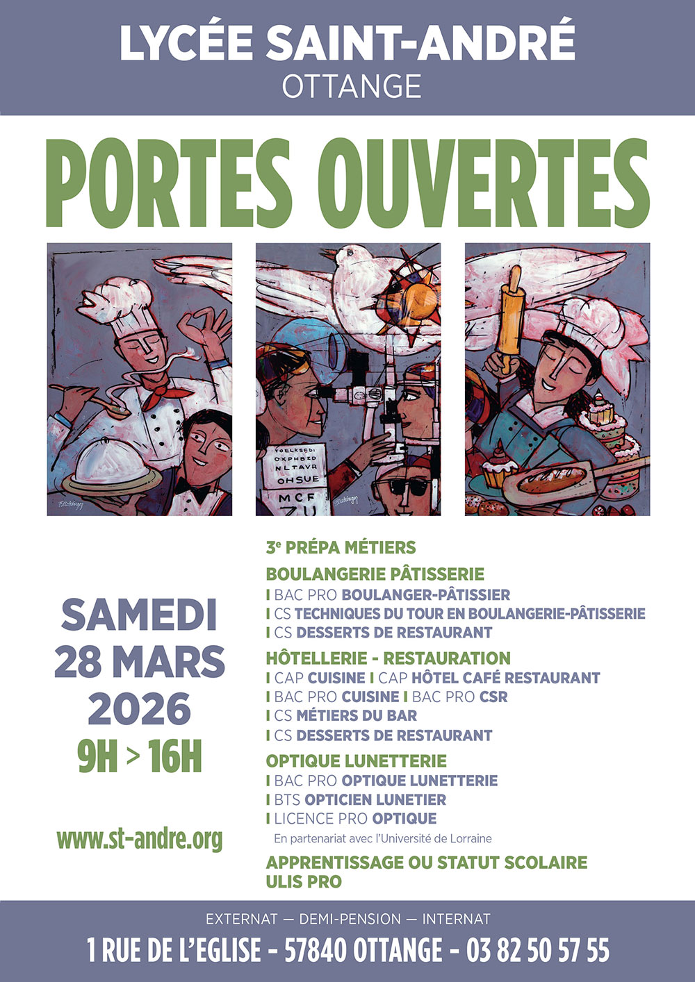 Affiche Portes Ouvertes